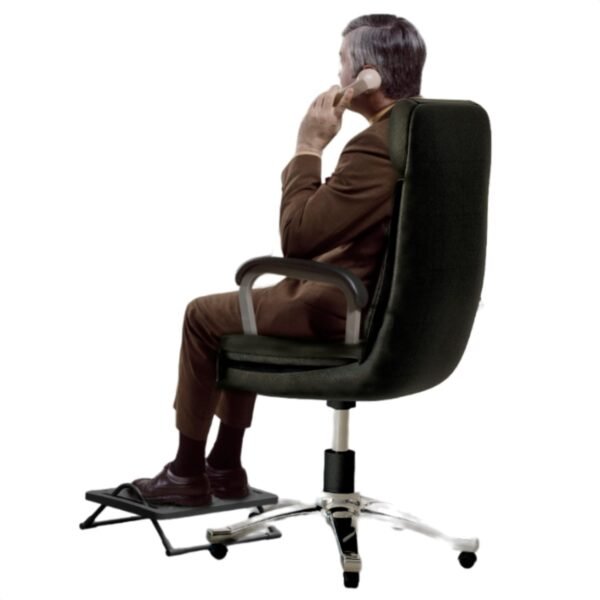 Apoio Para Os Pés Ergonômico Escritório Base Suporte Pé Correção De Postura NR17 - Imagem 2