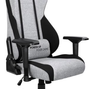 CADEIRA GAMER MAD RACER V8 TURBO CINZA – V8TBMADCZ – PCYES