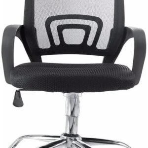 Cadeira Ergonômica Escritório Diretor com Rodízios, Tela Mesh e Base Giratória Ajustável