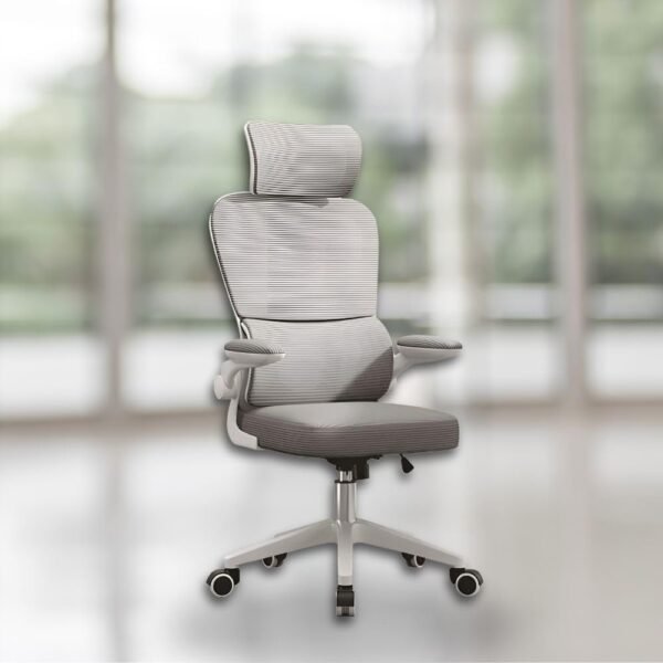 Cadeira Ergonômica G500 para Escritório – Suporte Lombar Independente, Malha Respirável, Encosto de Cabeça Ajustável e Conforto Prolongado - Imagem 2