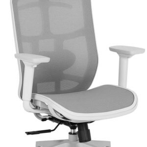 Cadeira Escritório Ergonomica DT3 Diana em Mesh Vidartex™, apoio de cabeça 3D, apoio lombar almofadado com ajuste manual, suporta até 120kg e altura máx. de 1,80m (Grey Frame)