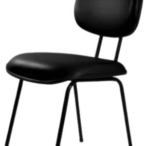 Cadeira Executiva Fixa Courvin Preto com Pé Palito – Conforto, Estilo e Durabilidade para Escritório Escritex