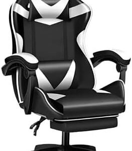 Cadeira Gamer Ergonômica, Reclinável 135°, com Apoio para Pés, Rotação 360° Diversas Cores