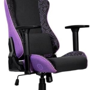 Cadeira Gamer Mancer Tyr C | Espuma Moldada | Braço 3D | Tecido | Preto e Roxo | MCR-TRC-FB