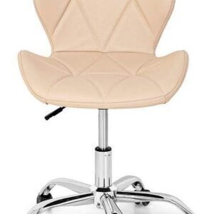 Cadeira Office Eiffel Slim Base Giratória - Nude