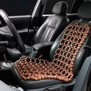 Encosto Assento Massageador Bolinha Para Carro Madeira Ortopédica