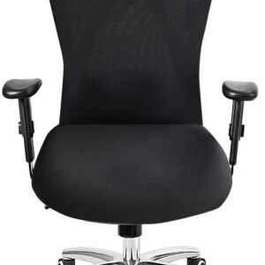 SONNACH 3 capas de cadeira de escritório de escritório elásticas laváveis para cadeira de computador para cadeira de escritório ergonômica (preto)