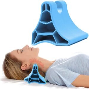 XEMZ Ferramenta De Liberação Occipital, Massageador Portátil Para Pontos Gatilho Corporal, Dispositivo Suboccipital, Alívio Da Dor No Pescoço E Ombros, Manual Costas, Cabeça Enxaqueca (Azul)