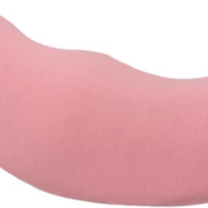 Yajuyi Almofada de apoio lombar e lombar, ergonômica, lavável, macia, espuma viscoelástica, para cadeira de escritório reclinável, Rosa