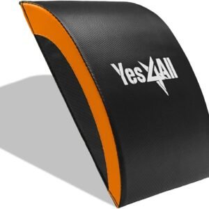 Yes4All Ab Mat cóccix e sem cóccix/máquina de trituração abdominal alça ergonômica para sentar, almofada dupla grossa dobrável, tapete de treino, treinamento central
