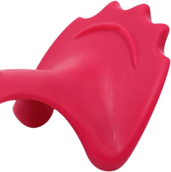 Ysyqkn Almofada de Massagem Cervical, Recipiente de Pescoço, Almofada de Massagem Cervical Leve E Confortável Antiderrapante, Vermelho, Tamanho real - Imagem 2