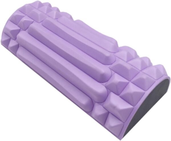 Ysyqkn Almofada de Massagem Shiatsu para Costas E Pescoço, Suporte Cervical, Almofada Compacta para Viagem, Almofada de Massagem para Ombros E Carro, Roxo, Tamanho real
