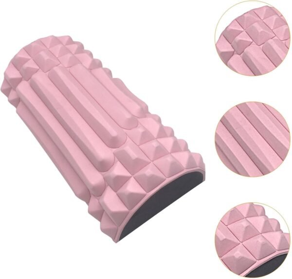 Ysyqkn Almofada de Massagem Shiatsu para Costas E Pescoço, Suporte Cervical, Almofada Compacta para Viagem, Almofada de Massagem para Ombros E Carro, Rosa, Tamanho real - Imagem 2