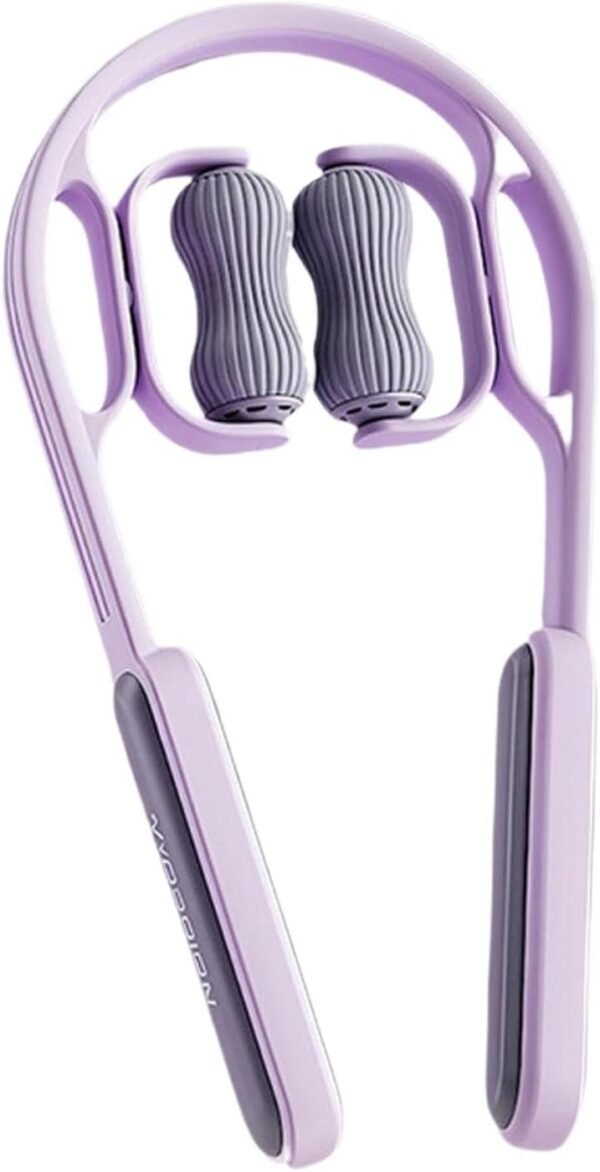 Ysyqkn Dispositivo de Massagem para Pescoço, Ferramenta Manual Portátil para, Roxo, Tamanho real