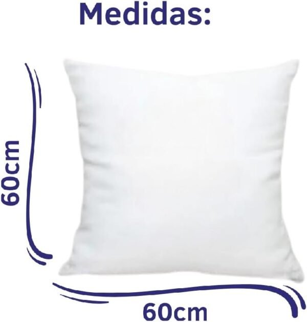 04 Refil De Almofada 60cm x 60cm Grande Bem Cheias Macio Sala e Quarto Fibras Travesseiro para dormir‌；‌Travesseiro para dor no pescoço‌