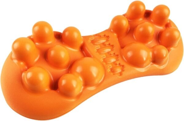menolana Travesseiro de cintura travesseiro massageador cervical manual de tecido profundo laranja pescoço e ombro massageador massagem cervical para spa piso, estilo B - Imagem 6