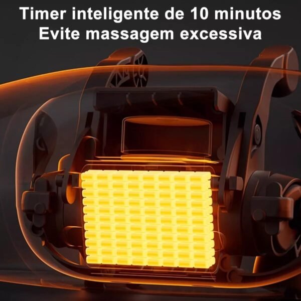 Aparelho Massagem Pescoço Ombros Terapêutica Portátil Recarregável - Imagem 3