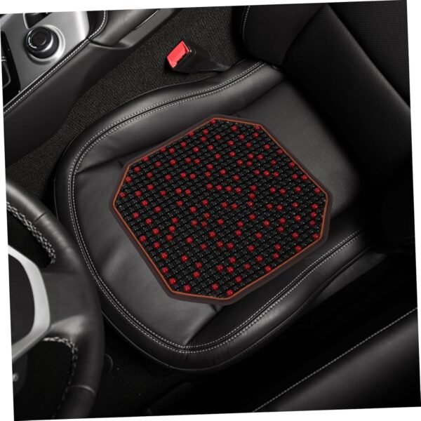 1 Peça Almofada De Assento De Carro Massagem Almofada De Assento De Carro De Massagem Automática Tapete De Assento De Carro Respirável Capa De Assento De Carro Ventilada Capa De - Imagem 9