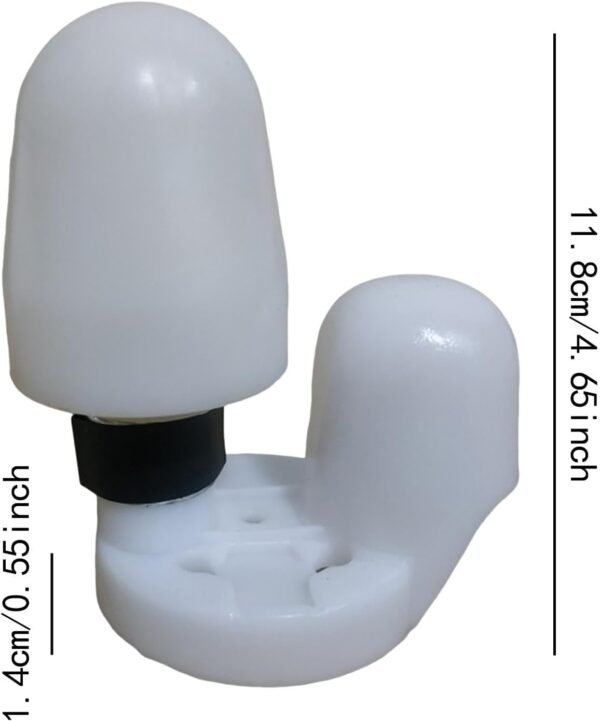 Ysyqkn Peça de reposição para assento de massagem, bola giratória, conjunto de reparo, rolo de corpo inteiro, peça de substituição, cadeira reclinável, bola, Altura 11.8 Cm - Imagem 3