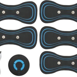 Adesivo massageador de coluna cervical, mini almofadas massageadoras elétricas cervicais aliviam a pressão de todo o corpo para pescoço, ombro, costas, cintura, braços, pernas, dores,