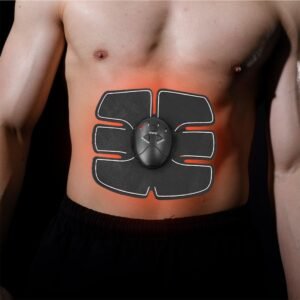 Aparelho Estimulador Muscular EMS, 6 Packs Abdominal, Tonificador Elétrico