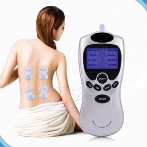 Aparelho Fisioterapia Tens e Fes 12 Eletrodos Portátil Choque Massagem Digital Therapy Machine Massageador Acupuntura Pulso Elétrico Rpg Eletroestimulador Eletroterapia Choquinho Muscular