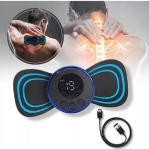 Aparelho Massageador Elétrico Portátil para dor Muscular pescoço pernas coluna Recarregável Usb Relaxante