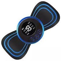 Aparelho Massageador Elétrico Recarregável Portátil p/Dor muscular pescoço pernas coluna lombar sem fio usb fisioterapia tensão relaxamento corporal