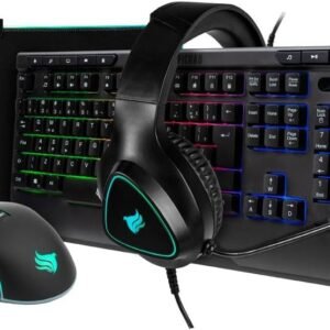 Combo Gamer Pichau Netuno 4x1 | Rainbow | Teclado ABNT2 | Mouse 8000 DPI | Mousepad Médio | Headset Drivers 50mm | PG-NTN-RBW01