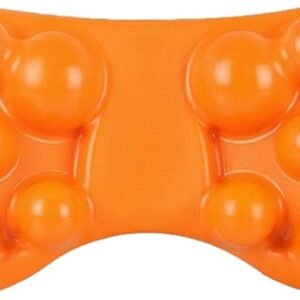 menolana Travesseiro de cintura travesseiro massageador cervical manual de tecido profundo laranja pescoço e ombro massageador massagem cervical para spa piso, estilo B